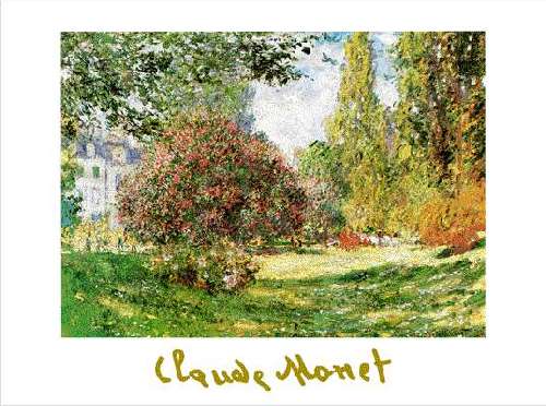 The Parc Monceau by Claude Monet