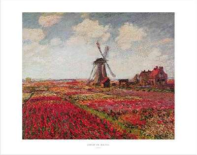 Claude Monet A field of Tulip in Holland