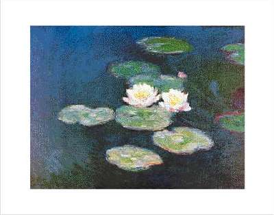 Water-Lilies, evening effect by Claude Monet