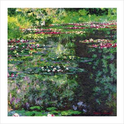 WaterLilies by Claude Monet Nymph as Claude MONET 1904