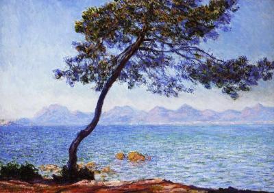 antibes by claude monet